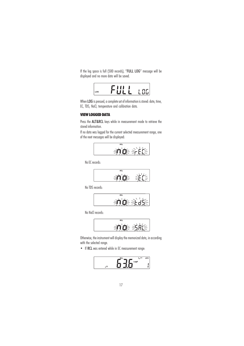 Hanna Instruments HI 2300 User Manual | Page 17 / 36