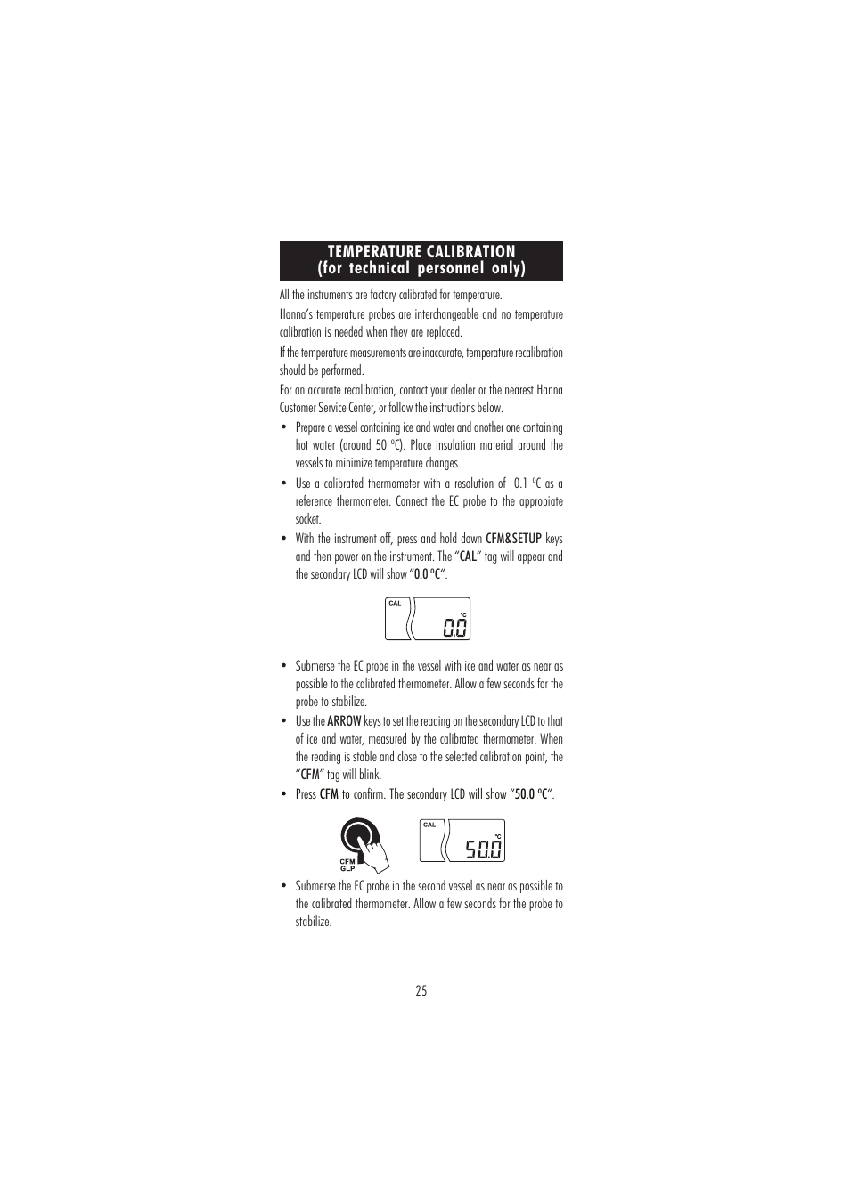 Hanna Instruments HI 2300 User Manual | Page 25 / 36