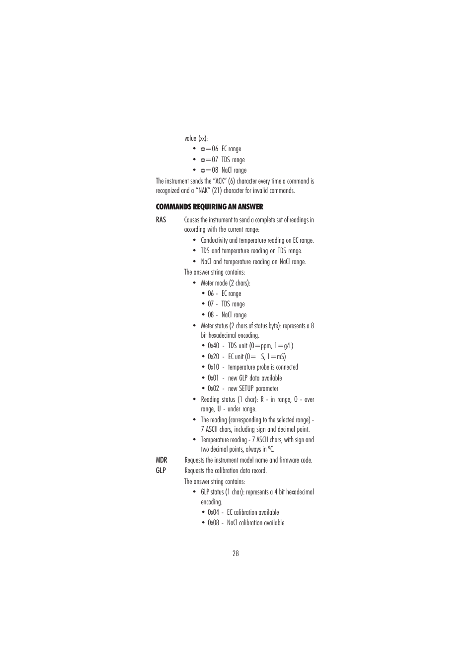 Hanna Instruments HI 2300 User Manual | Page 28 / 36