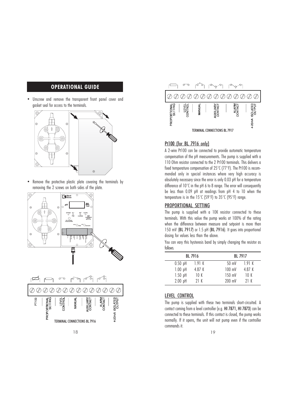 Hanna Instruments BL 7916 User Manual | Page 10 / 21