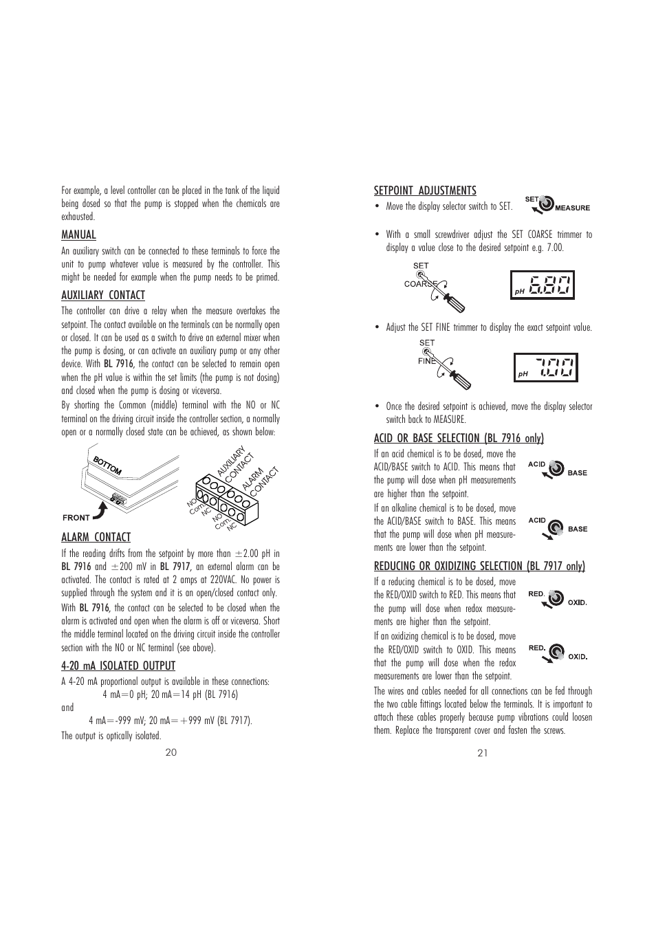 Hanna Instruments BL 7916 User Manual | Page 11 / 21