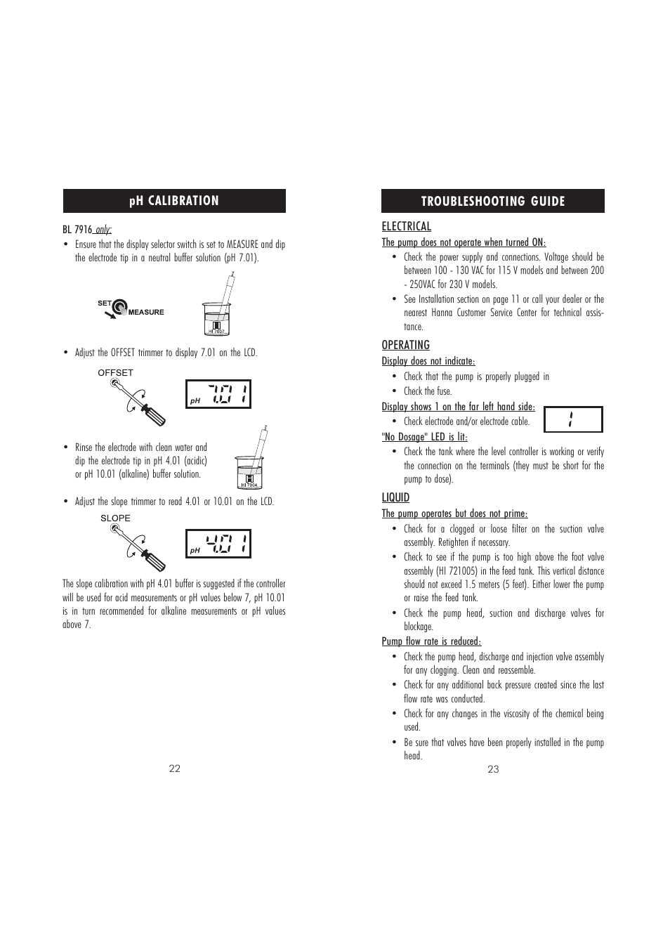 Hanna Instruments BL 7916 User Manual | Page 12 / 21