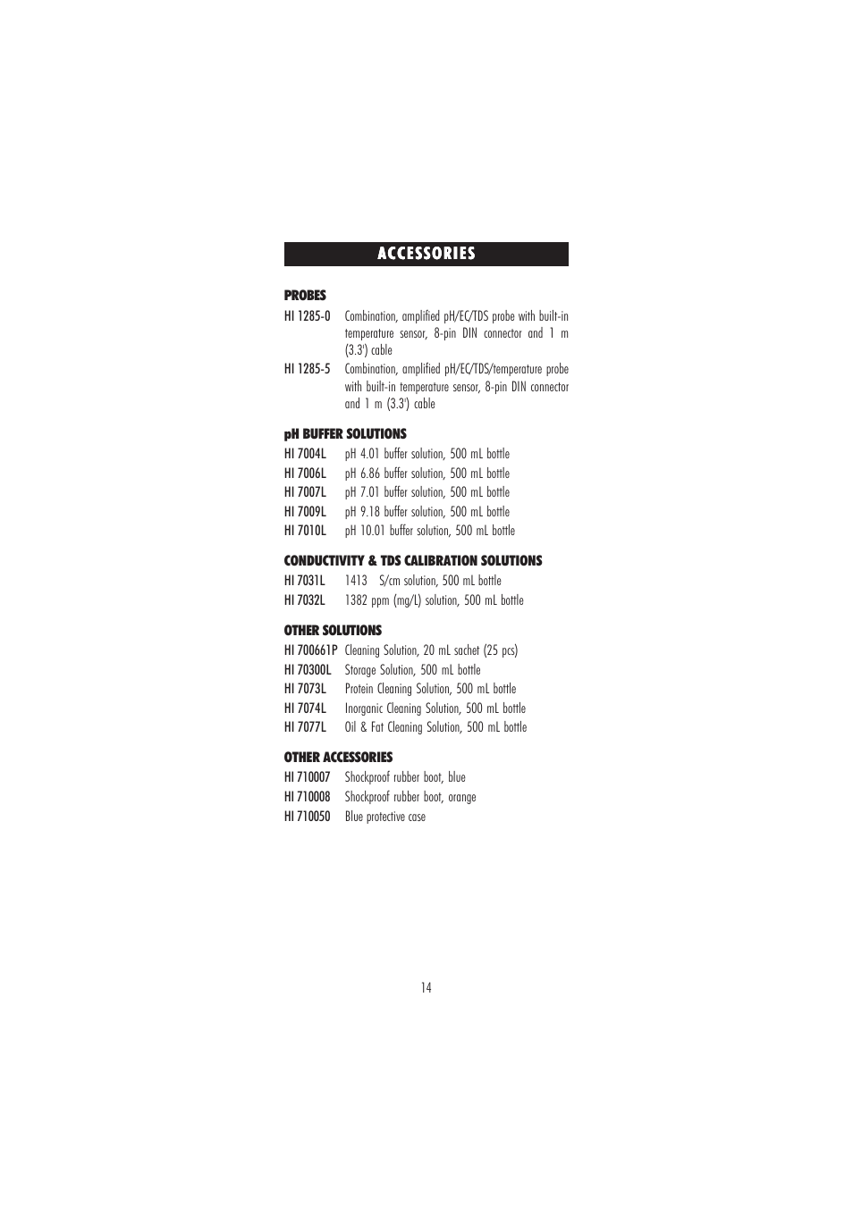 Hanna Instruments HI 9811 User Manual | Page 14 / 16