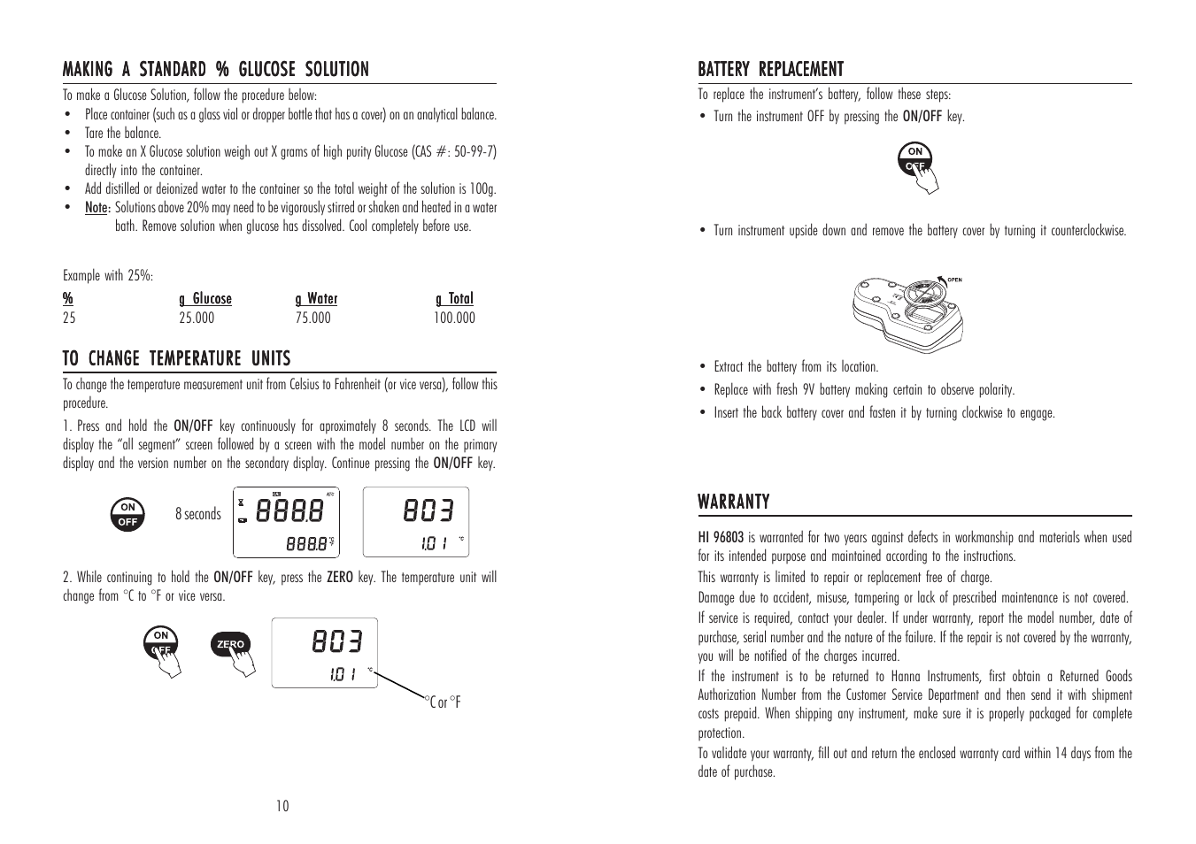 Hanna Instruments HI 96803 User Manual | Page 6 / 7