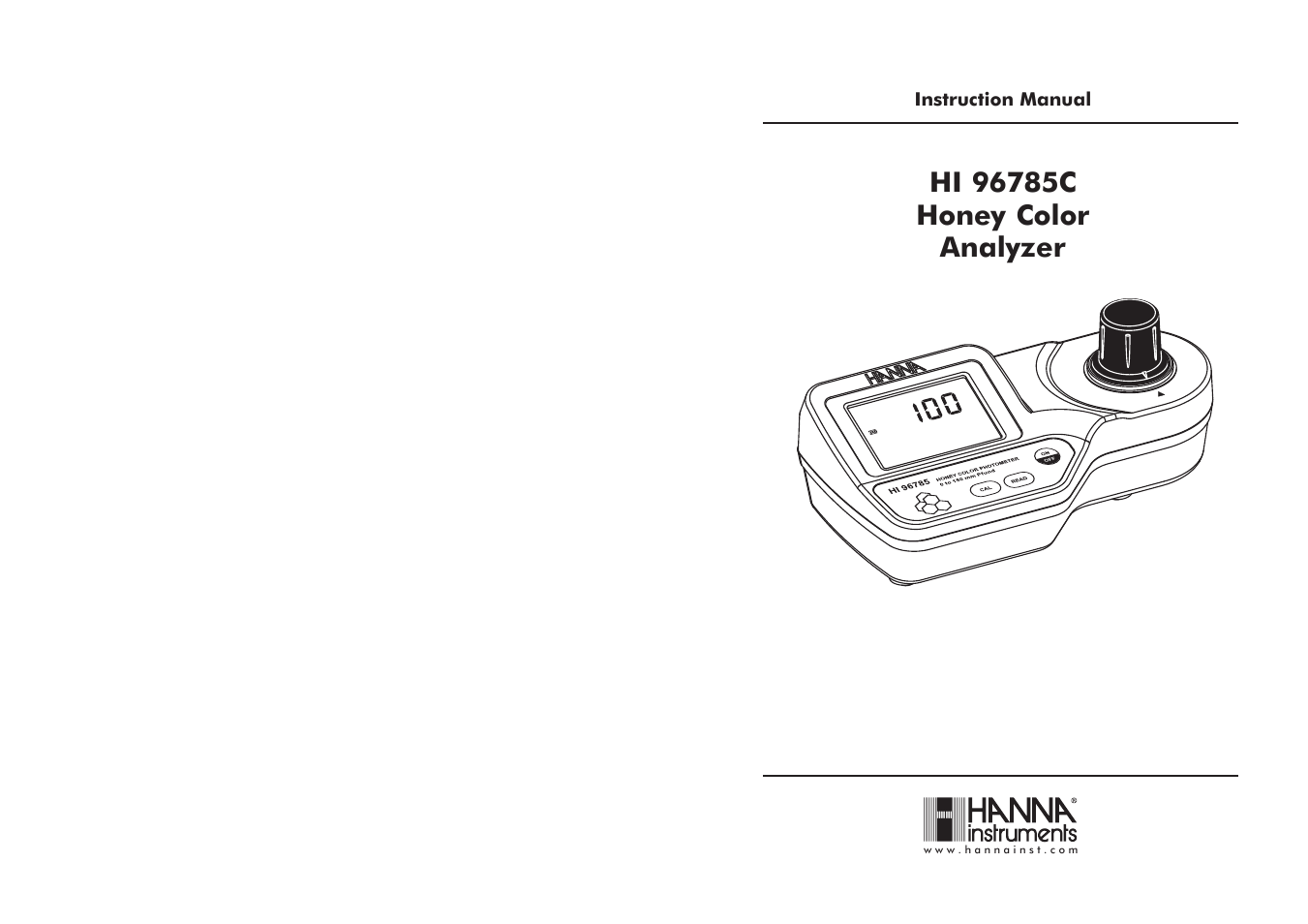 Hanna Instruments HI 96785 User Manual | 9 pages