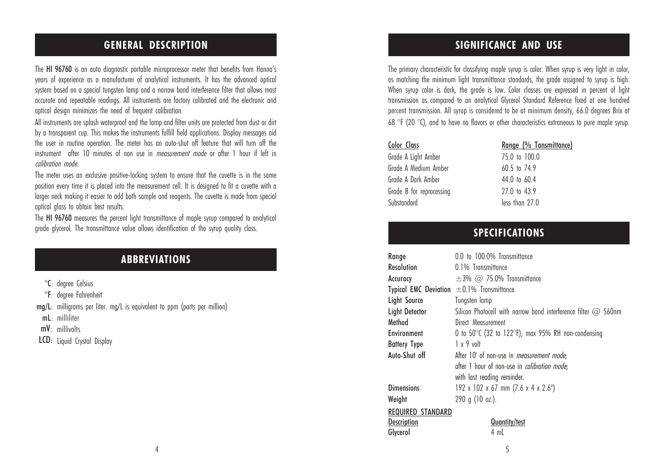 Hanna Instruments HI 96760 User Manual | Page 3 / 9