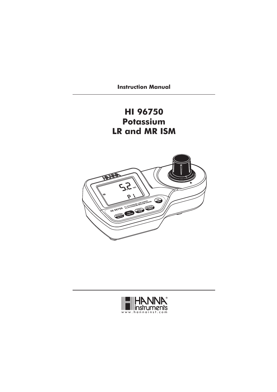 Hanna Instruments HI 96750 User Manual | 24 pages