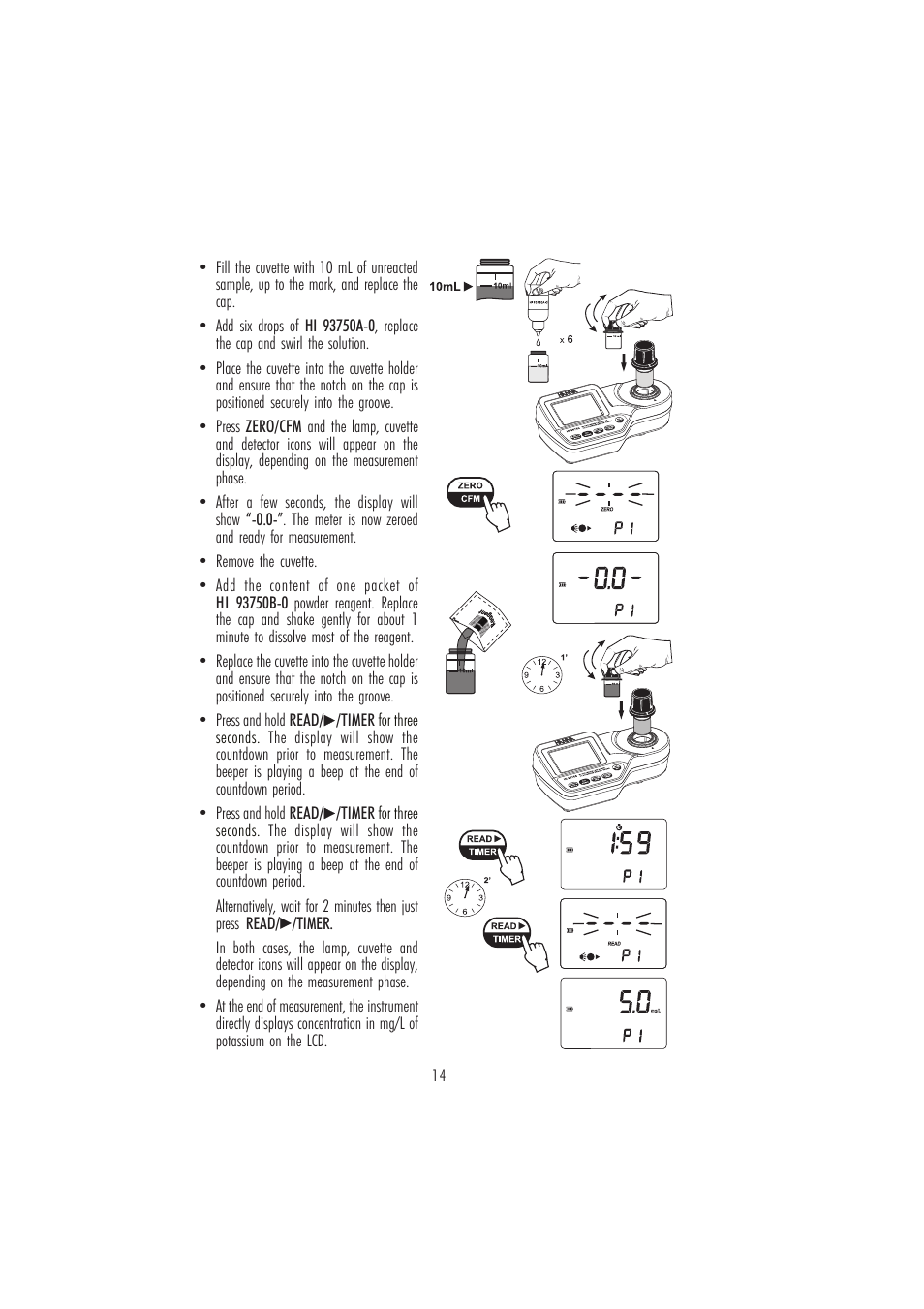 Hanna Instruments HI 96750 User Manual | Page 14 / 24