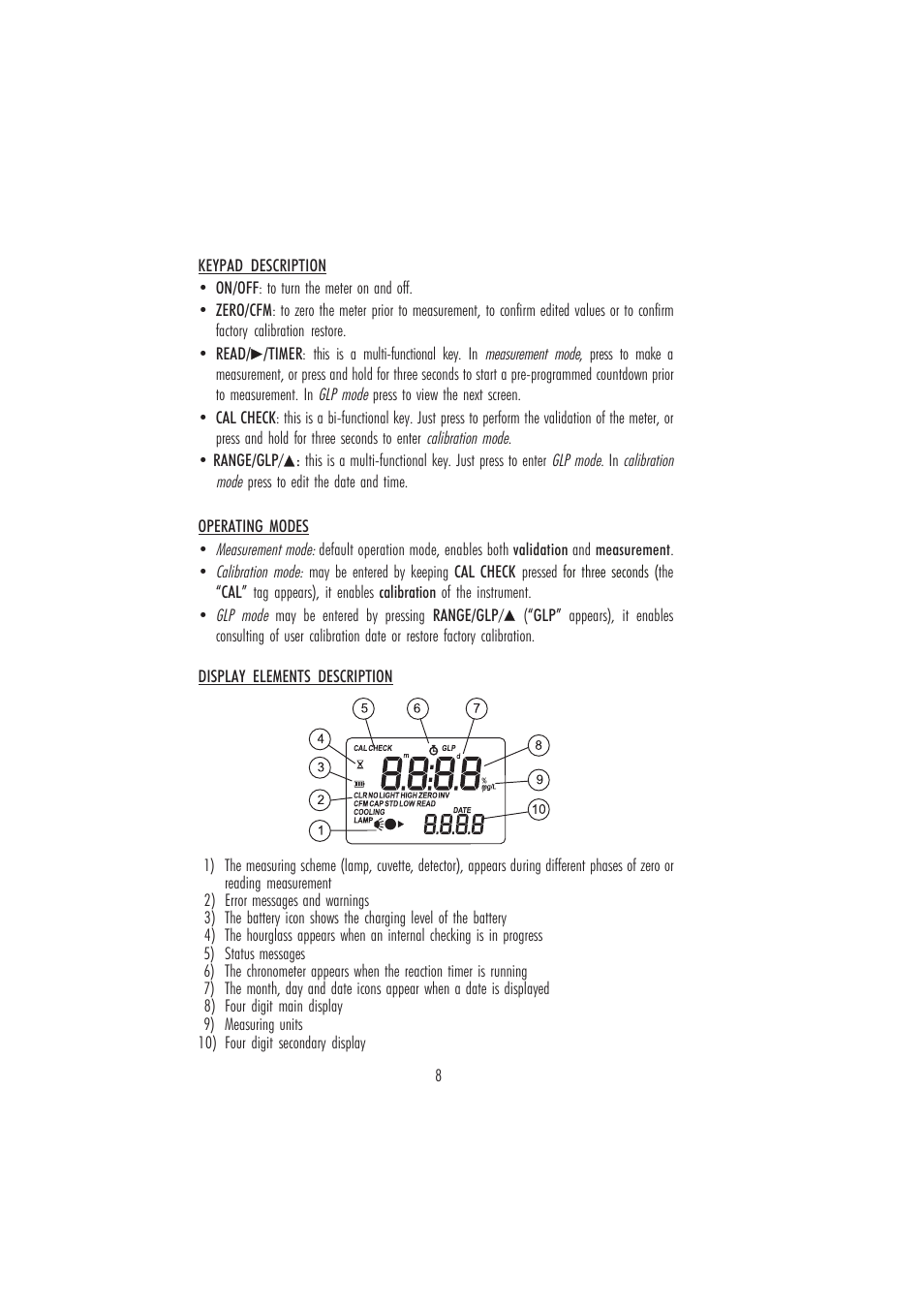 Hanna Instruments HI 96750 User Manual | Page 8 / 24