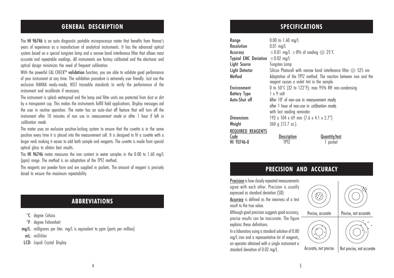 Hanna Instruments HI 96746 User Manual | Page 3 / 13