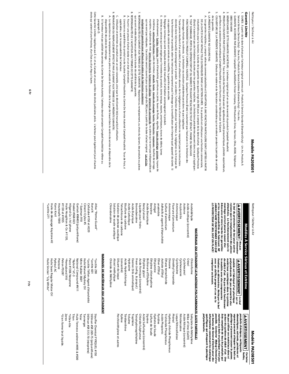 Campbell Hausfeld PA208501 User Manual | Page 17 / 17