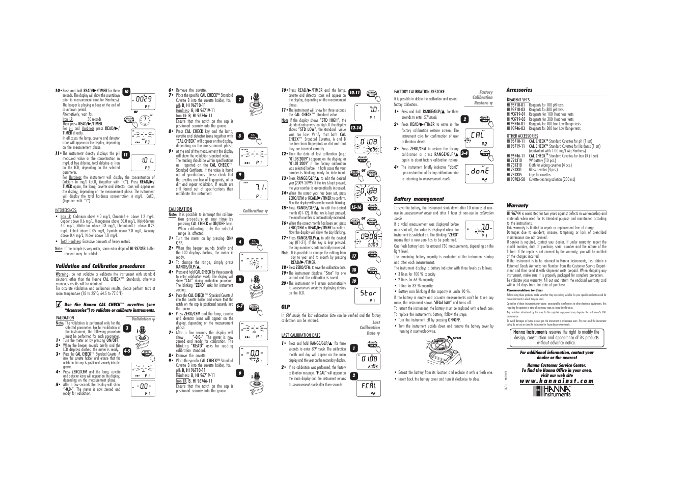 Hanna Instruments HI 96744 User Manual | Page 2 / 2