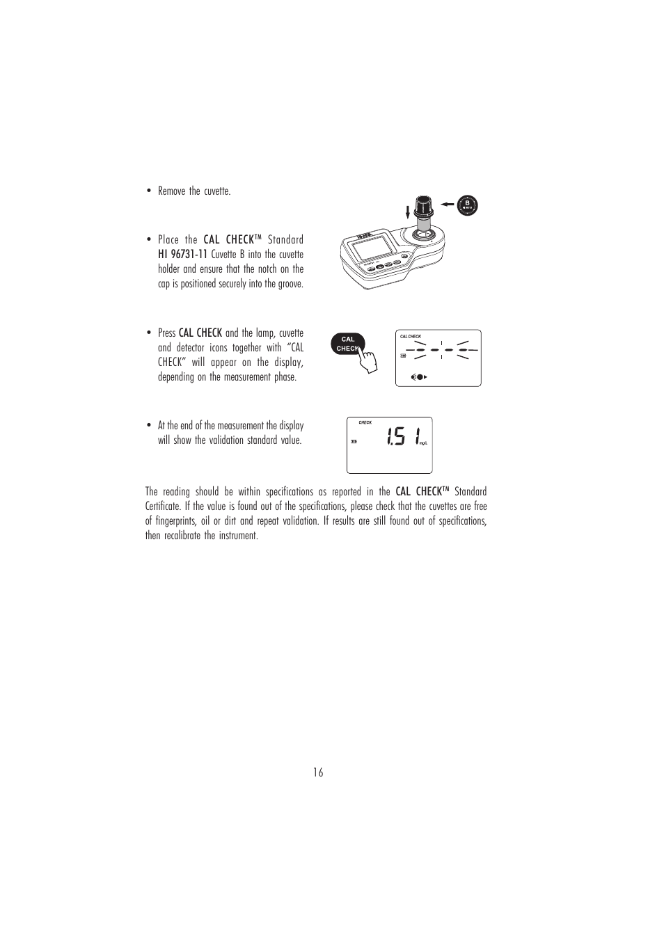 Hanna Instruments HI 96731 User Manual | Page 16 / 24