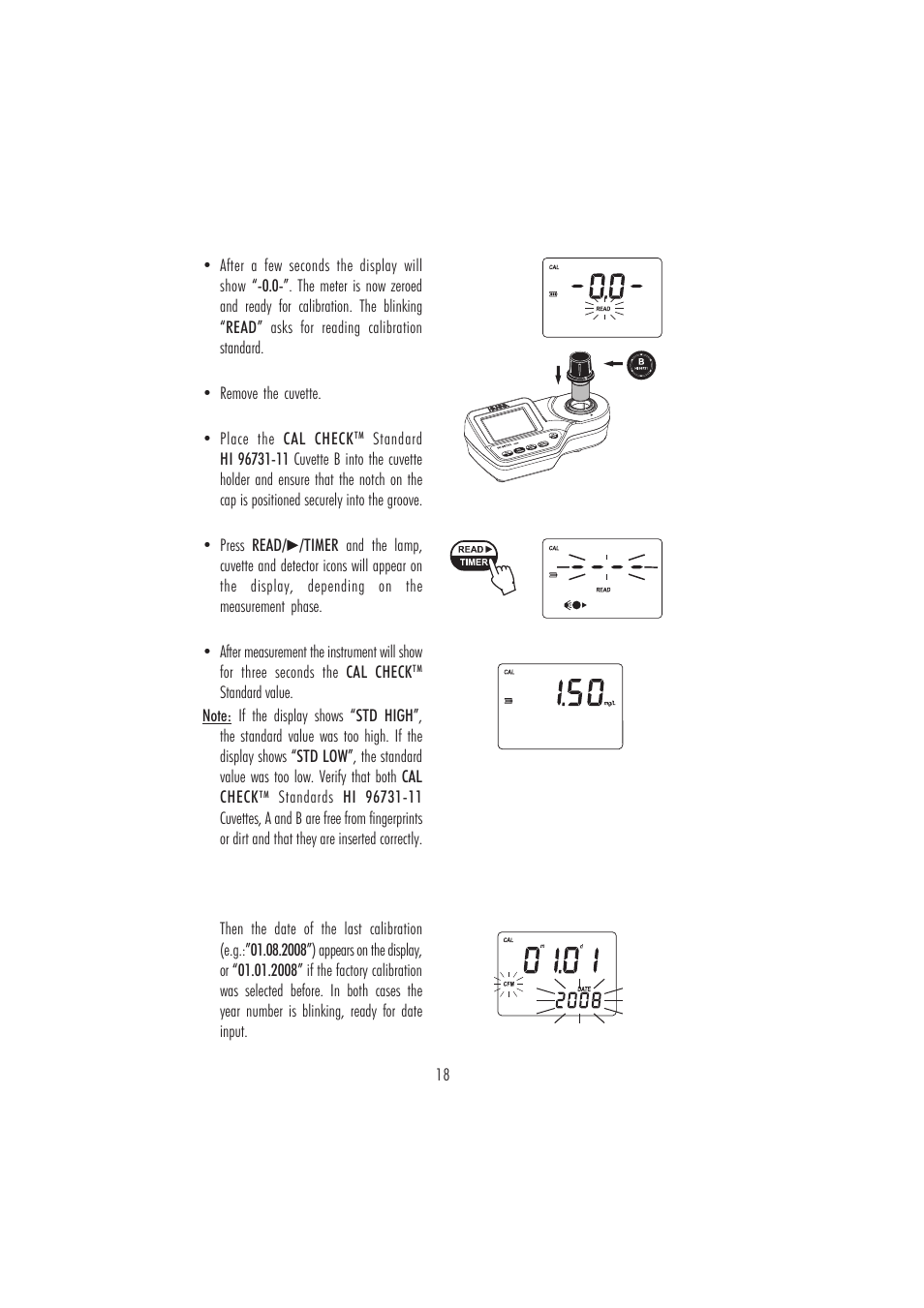 Hanna Instruments HI 96731 User Manual | Page 18 / 24