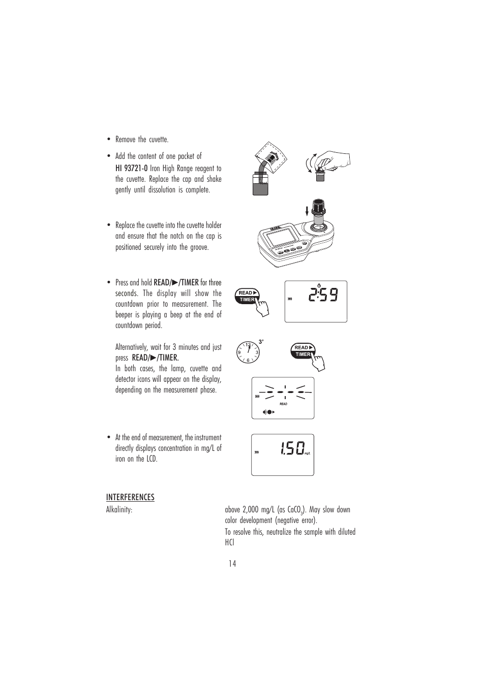 Hanna Instruments HI 96721 User Manual | Page 14 / 24