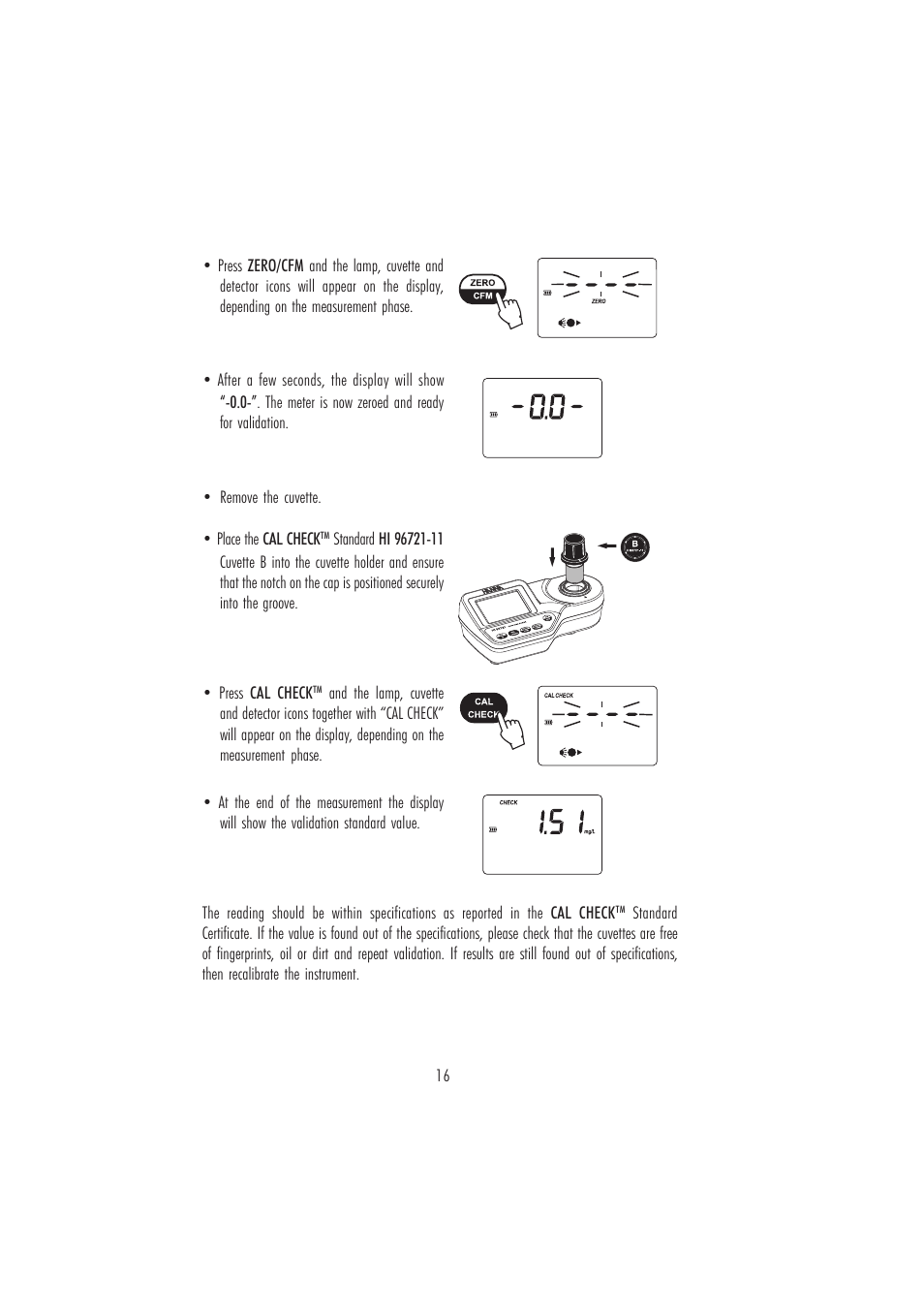 Hanna Instruments HI 96721 User Manual | Page 16 / 24