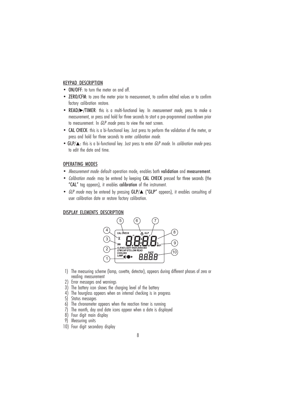 Hanna Instruments HI 96721 User Manual | Page 8 / 24