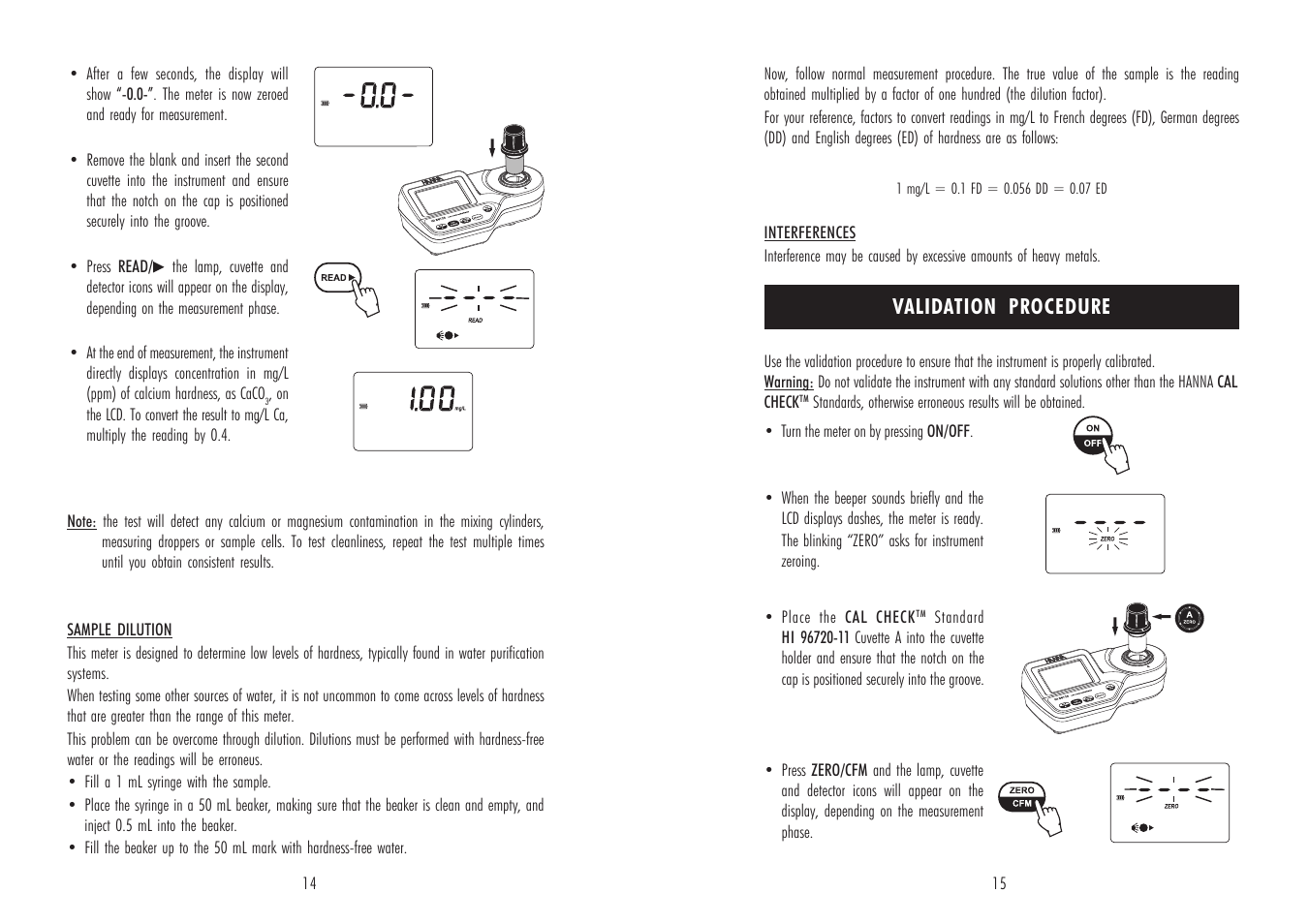 Hanna Instruments HI 96720 User Manual | Page 8 / 13