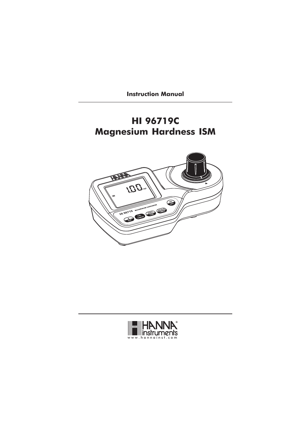 Hanna Instruments HI 96719 User Manual | 24 pages