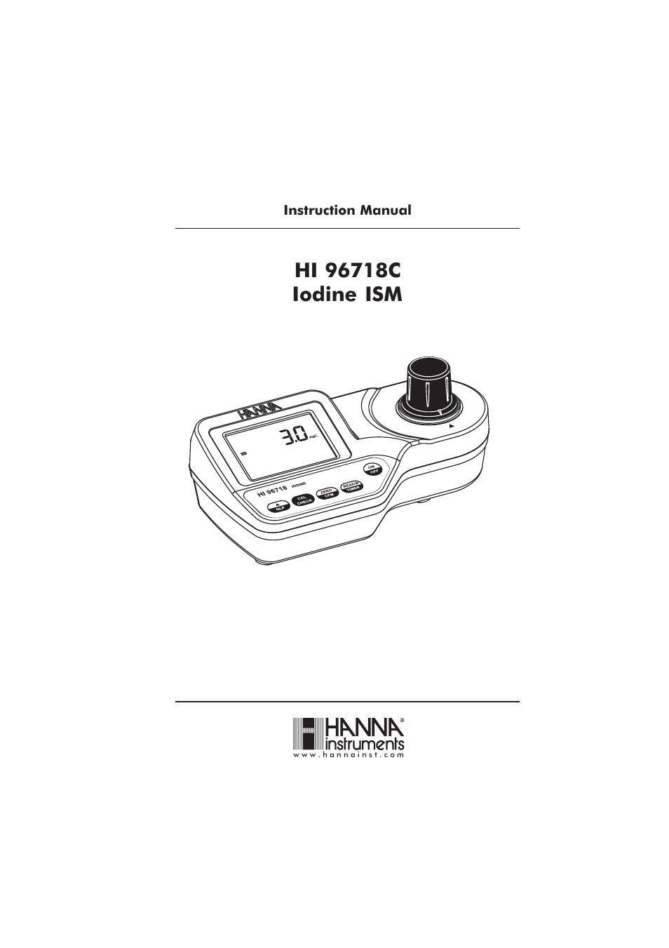 Hanna Instruments HI 96718 User Manual | 24 pages