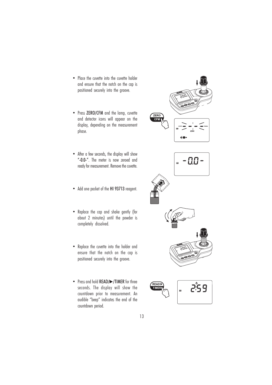 Hanna Instruments HI 96713 User Manual | Page 13 / 24