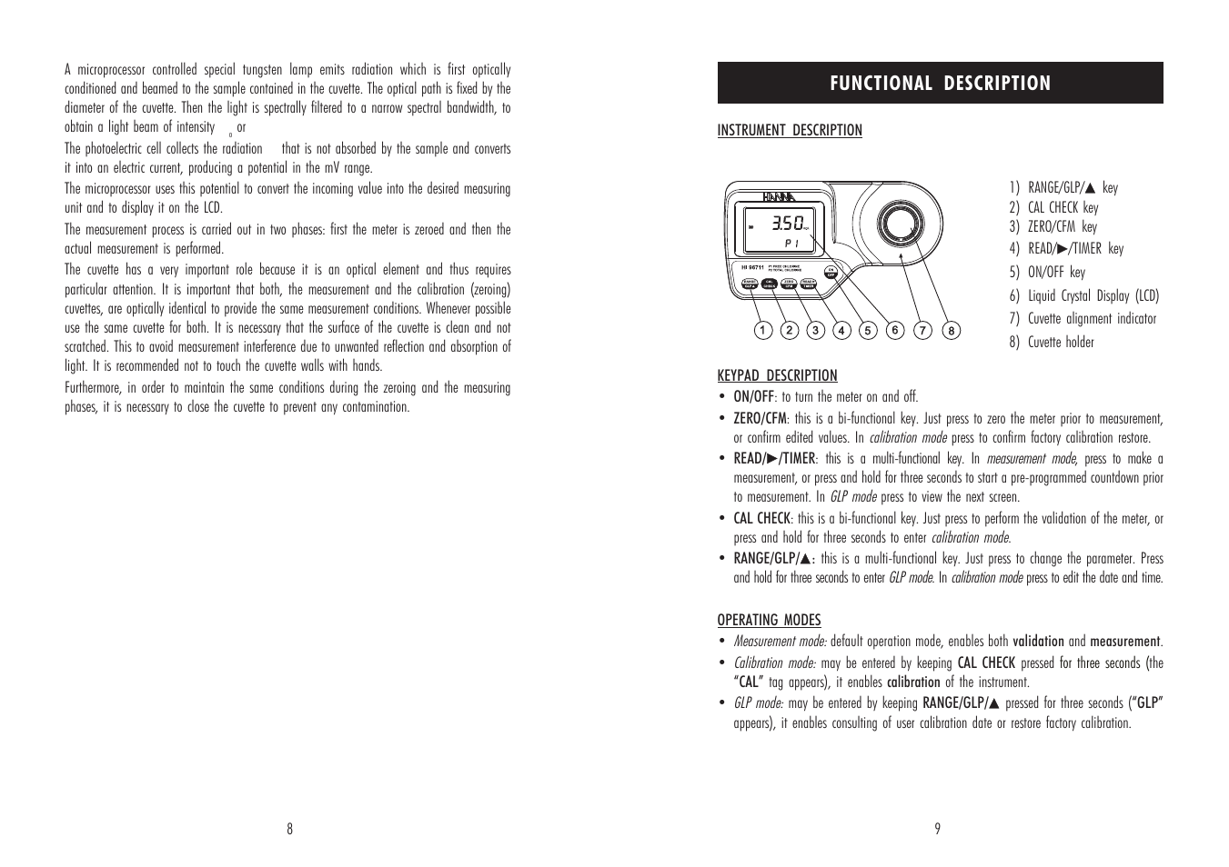 Hanna Instruments HI 96711 User Manual | Page 5 / 15