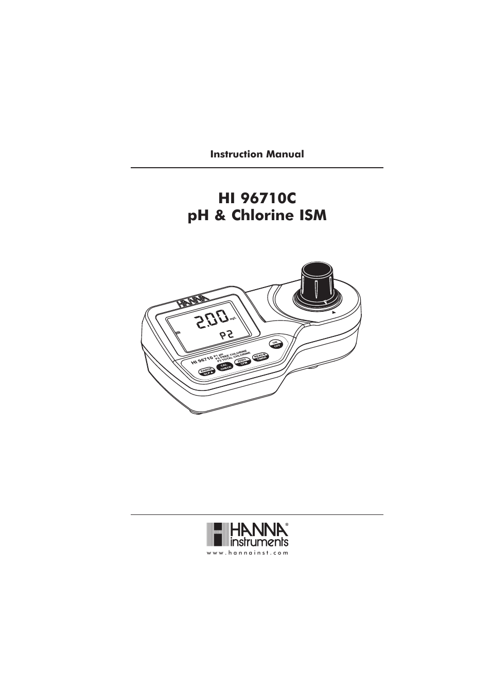 Hanna Instruments HI 96710 User Manual | 28 pages