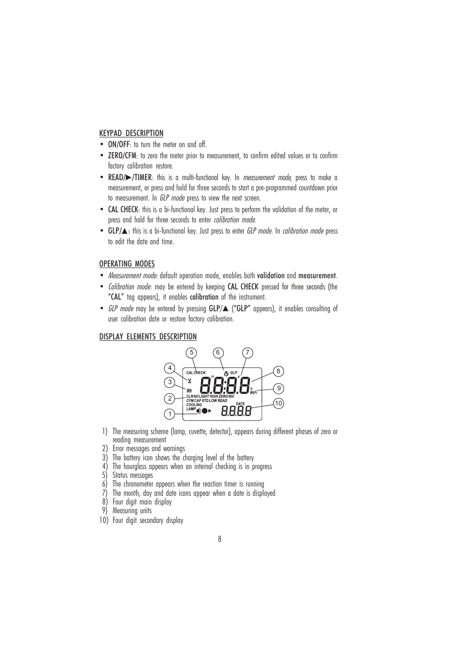 Hanna Instruments HI 96709 User Manual | Page 8 / 24