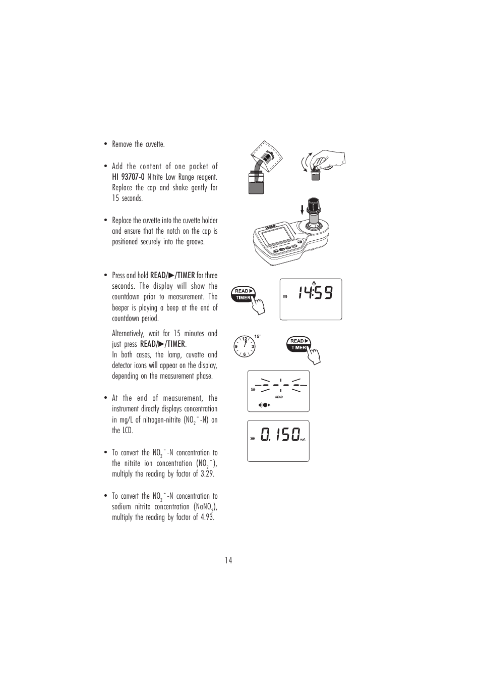 Hanna Instruments HI 96707C User Manual | Page 14 / 24