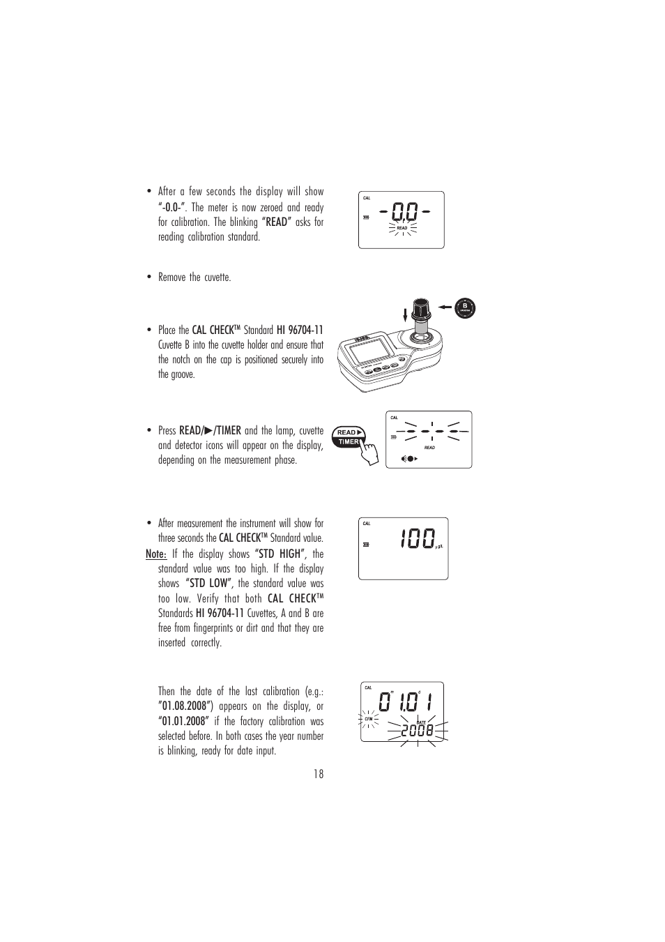 Hanna Instruments HI 96704 User Manual | Page 18 / 24