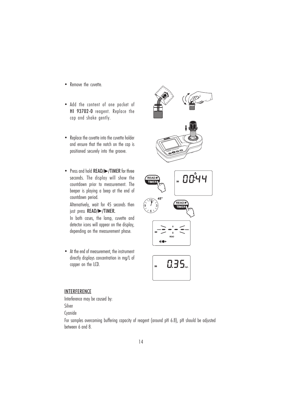 Hanna Instruments HI 96702 User Manual | Page 14 / 24