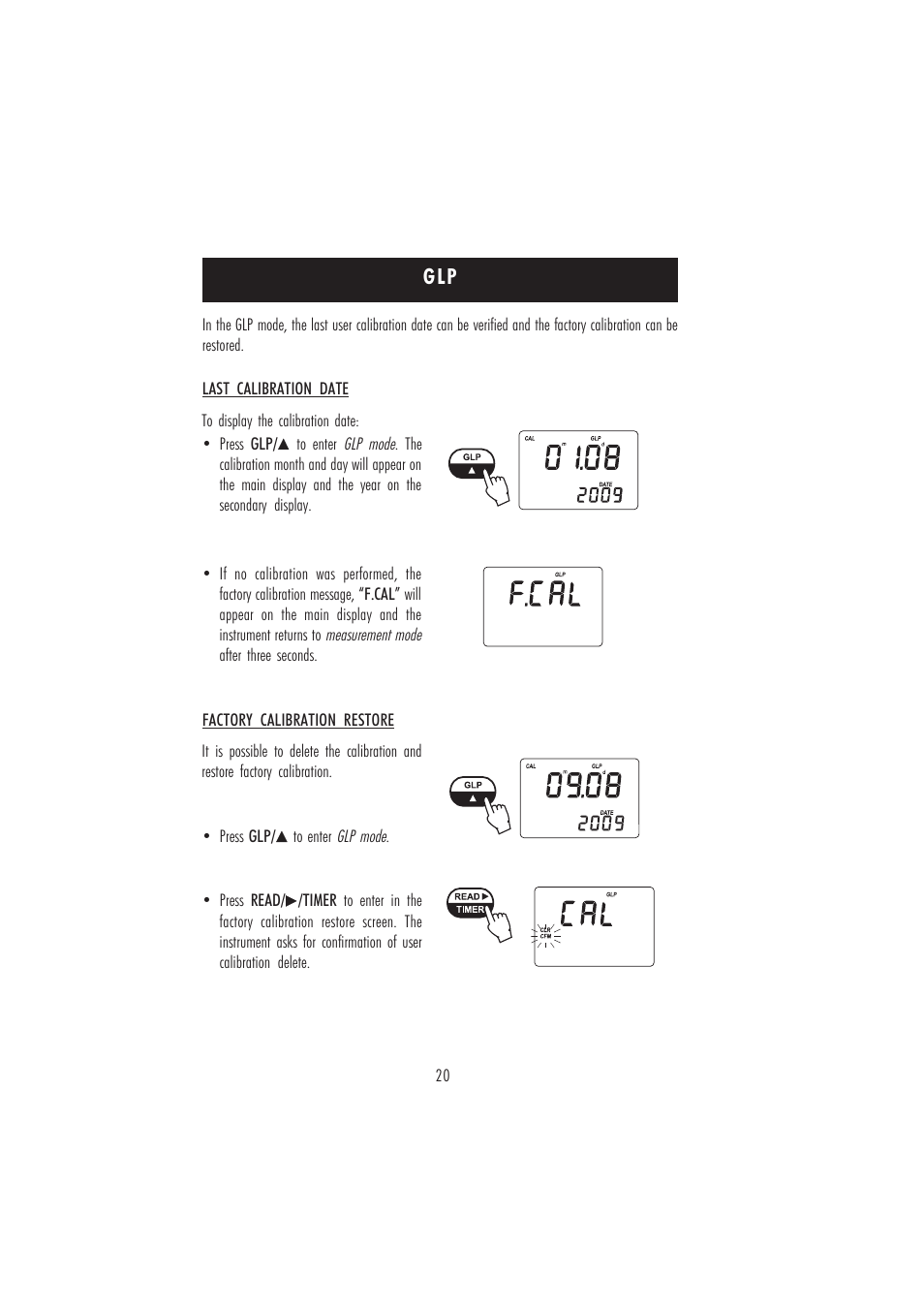 G l p | Hanna Instruments HI 96702 User Manual | Page 20 / 24
