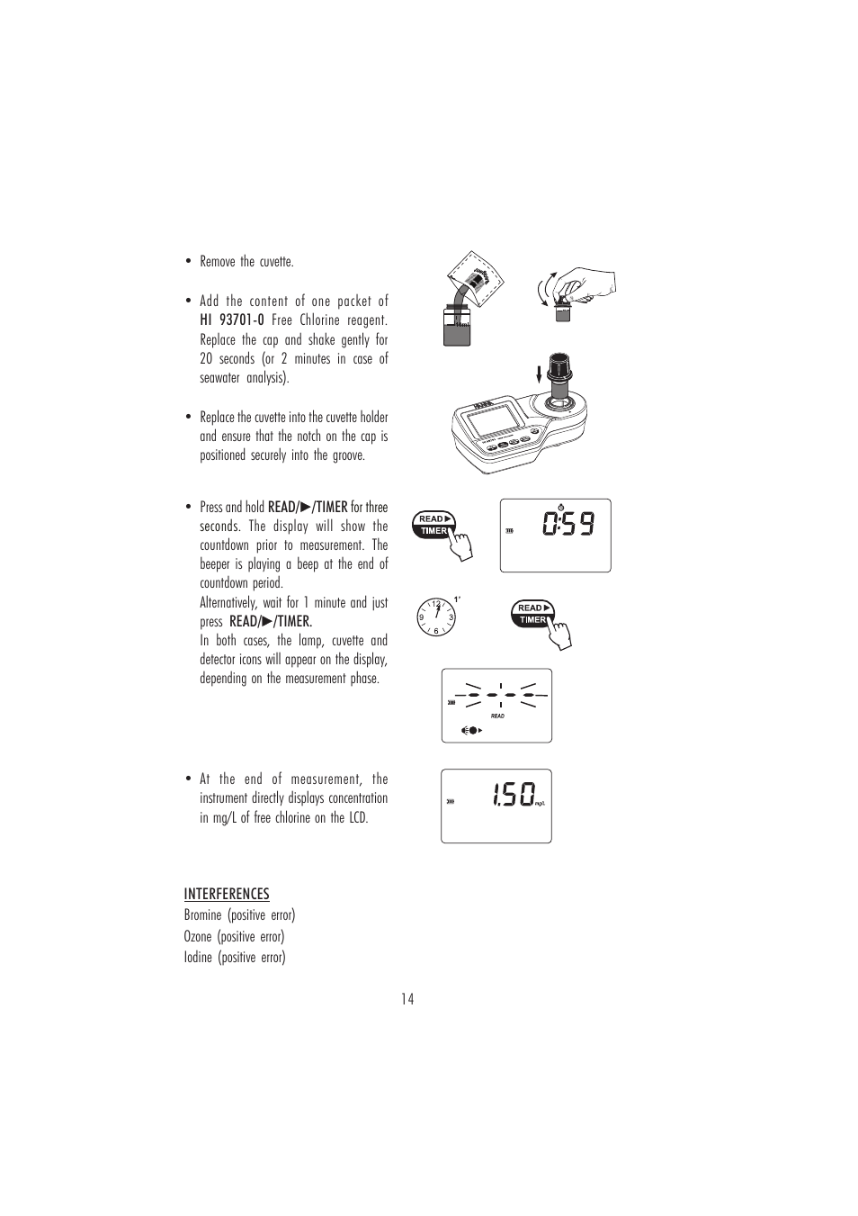 Hanna Instruments HI 96701C User Manual | Page 14 / 24