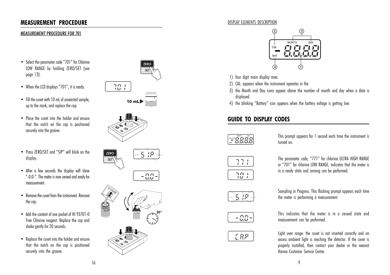 Hanna Instruments HI 95771 User Manual | Page 9 / 12