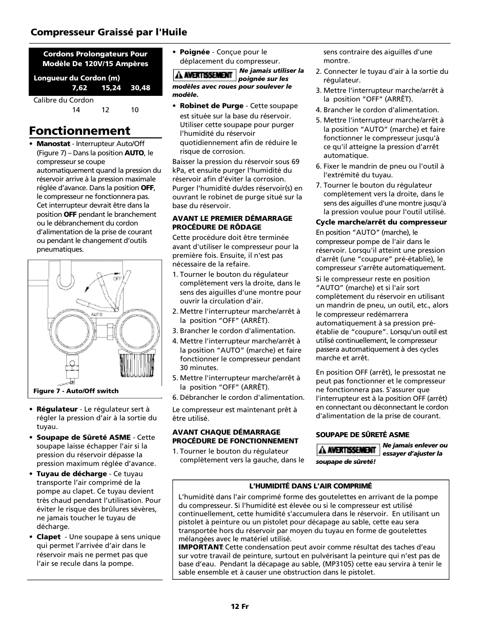 Campbell Hausfeld IN615601AV User Manual | Page 12 / 24