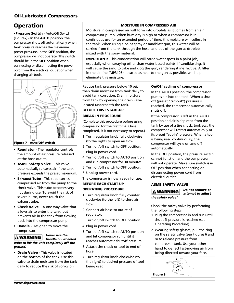 Operation | Campbell Hausfeld IN615601AV User Manual | Page 4 / 24