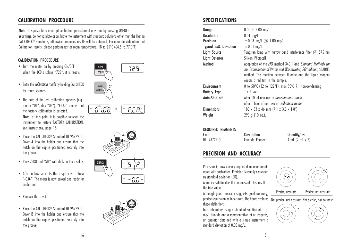 Hanna Instruments HI 95729 User Manual | Page 5 / 10