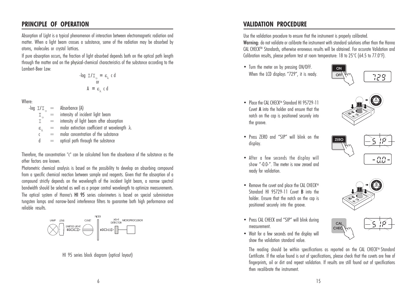 Hanna Instruments HI 95729 User Manual | Page 6 / 10