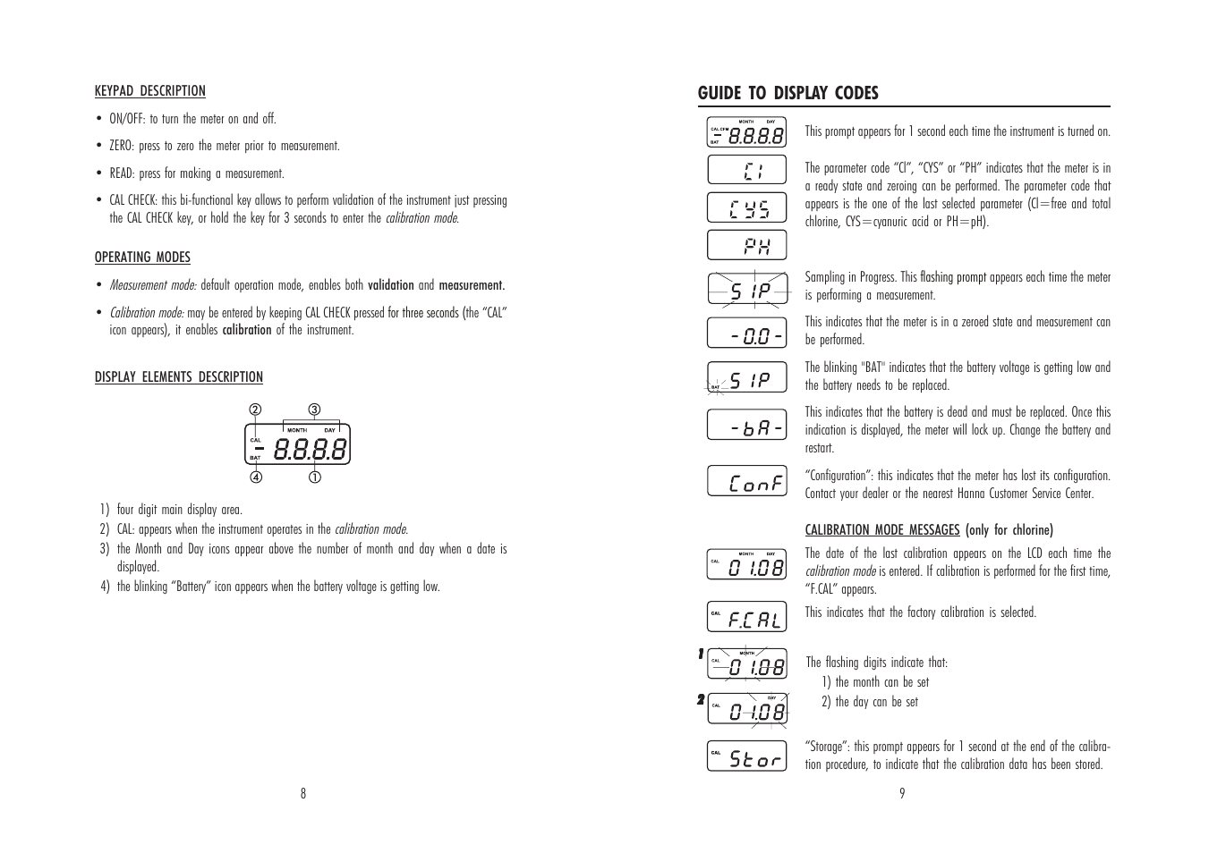 Hanna Instruments HI 95725C User Manual | Page 5 / 15