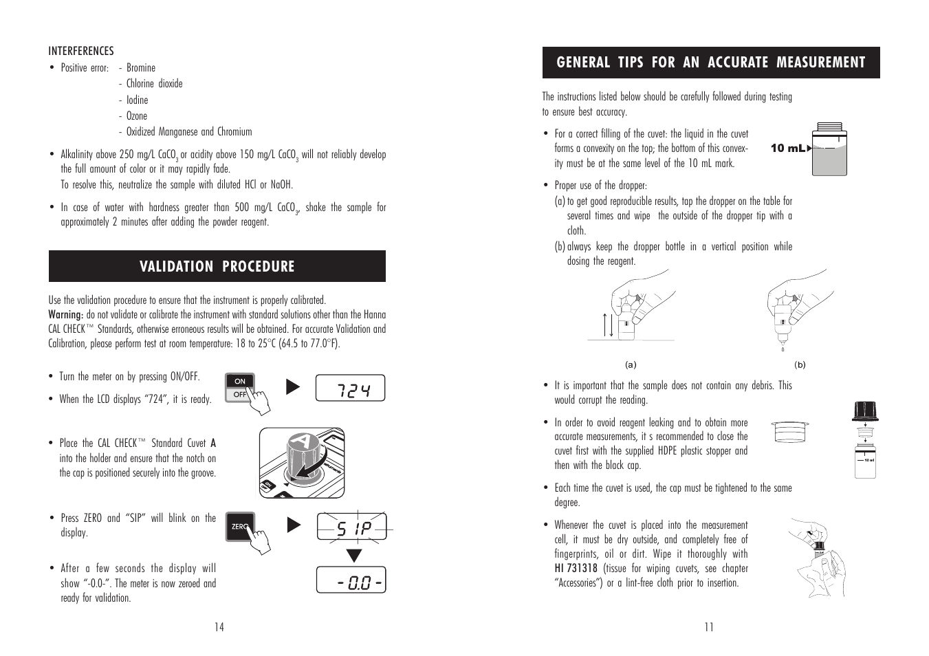 Hanna Instruments HI 95724 User Manual | Page 11 / 12