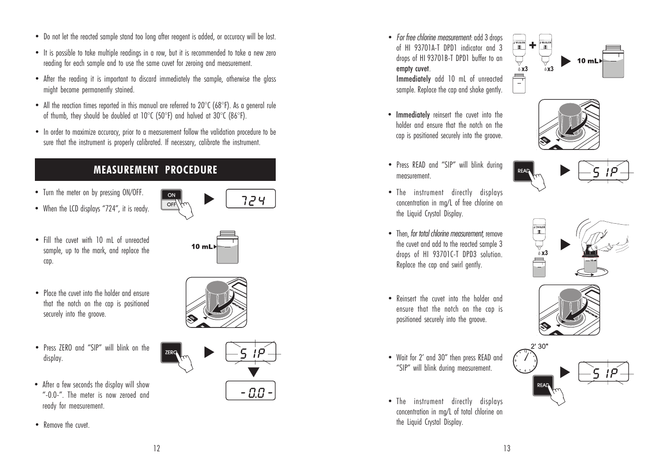 Hanna Instruments HI 95724 User Manual | Page 12 / 12