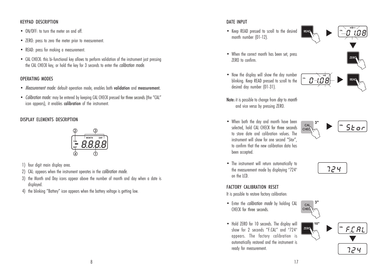 Hanna Instruments HI 95724 User Manual | Page 8 / 12