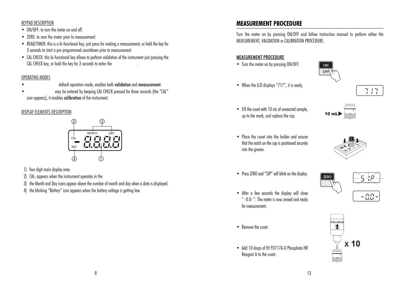 Hanna Instruments HI 95717 User Manual | Page 8 / 10