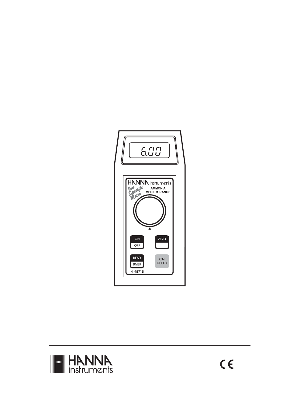 Hanna Instruments HI 95715 User Manual | 20 pages