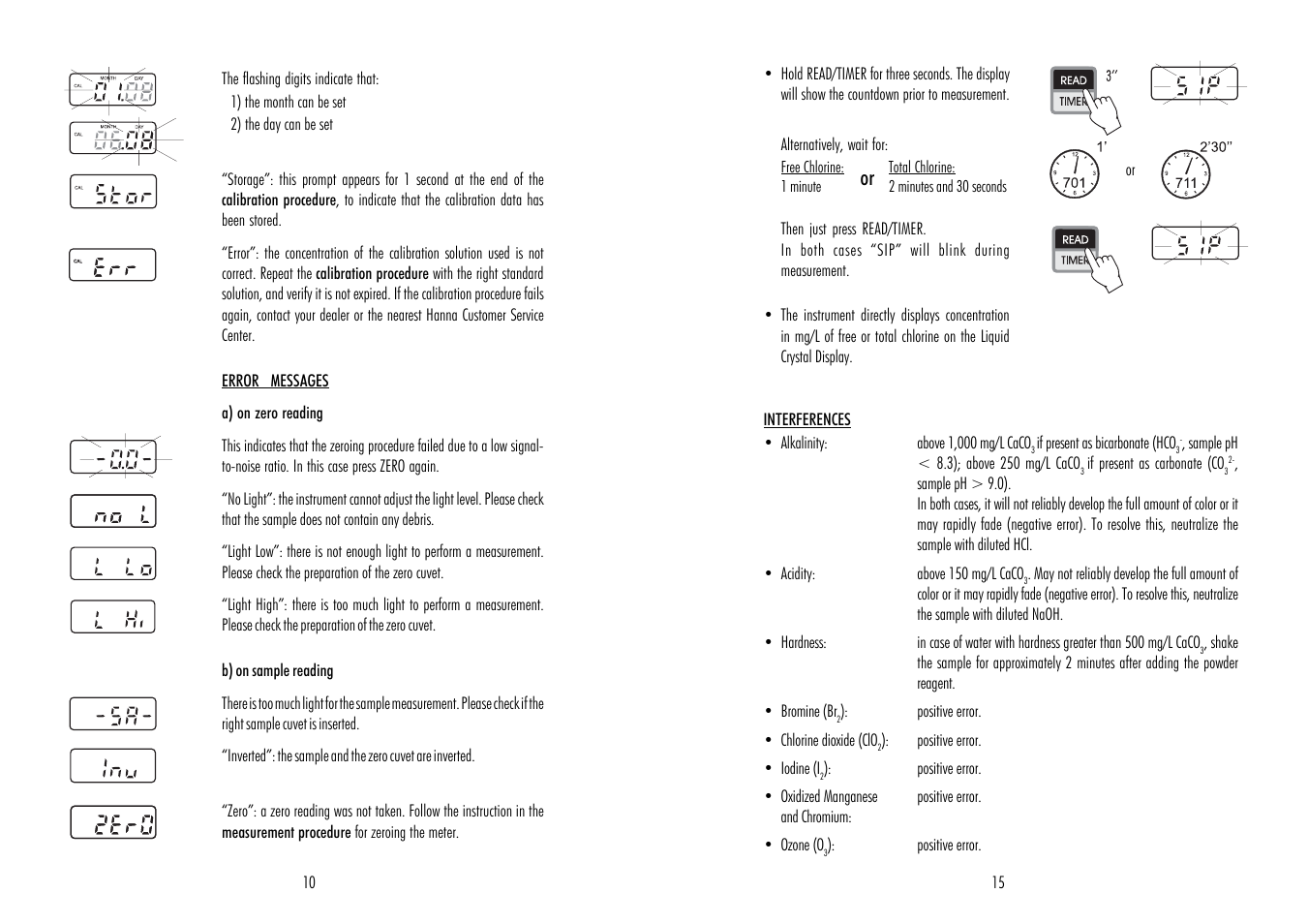 Hanna Instruments HI 95711 User Manual | Page 10 / 12