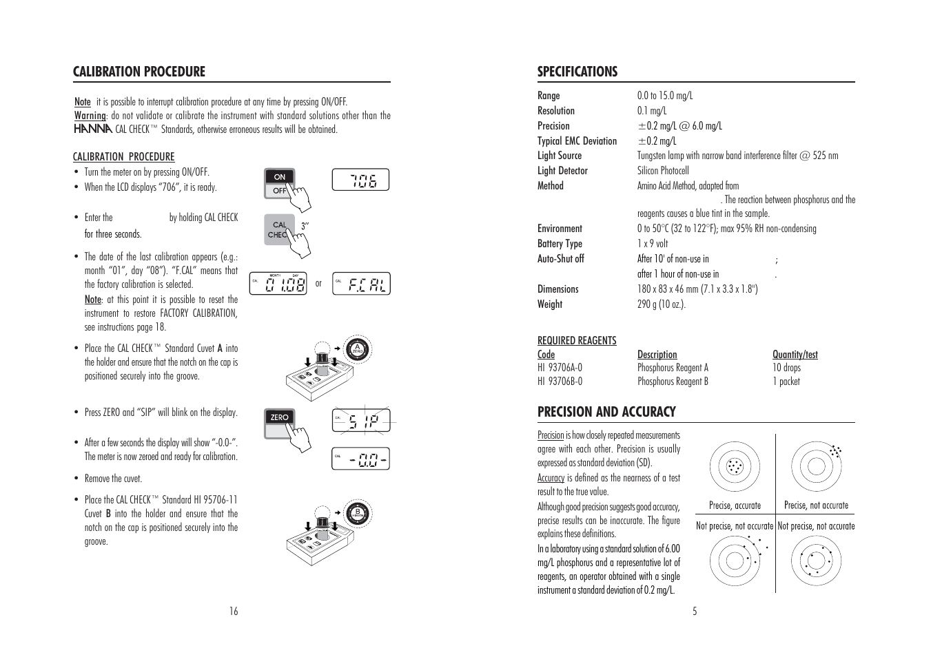 Hanna Instruments HI 95706 User Manual | Page 5 / 10