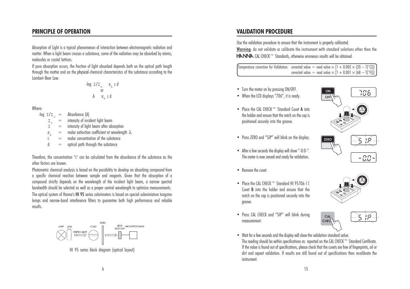 Hanna Instruments HI 95706 User Manual | Page 6 / 10