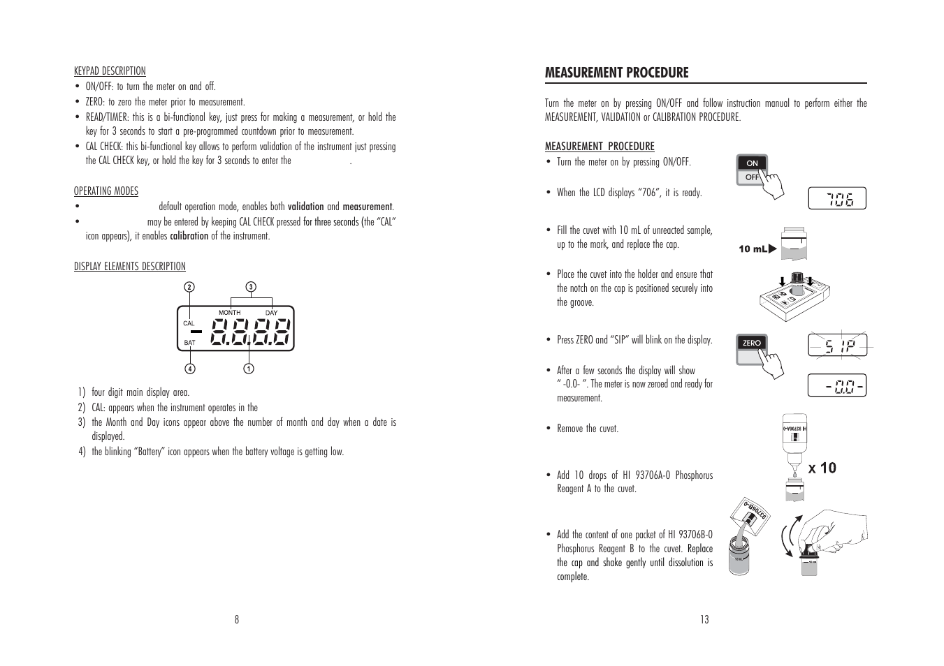 Hanna Instruments HI 95706 User Manual | Page 8 / 10