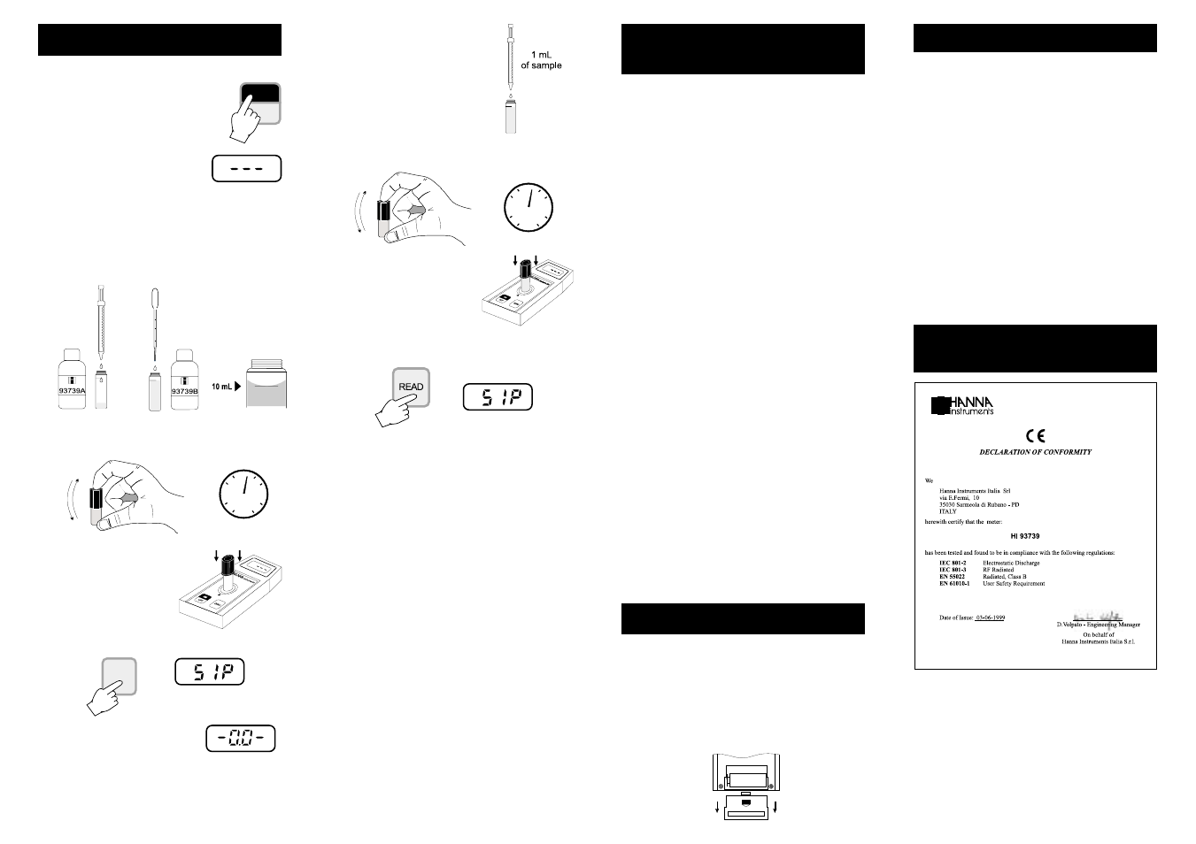 Hanna Instruments HI 93739 User Manual | Page 2 / 2