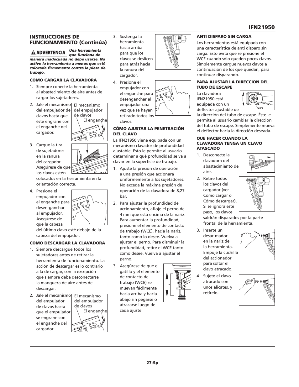 Campbell Hausfeld IFN21950 User Manual | Page 27 / 32